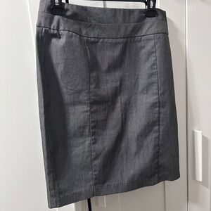 BCX Charcoal Pencil Skirt